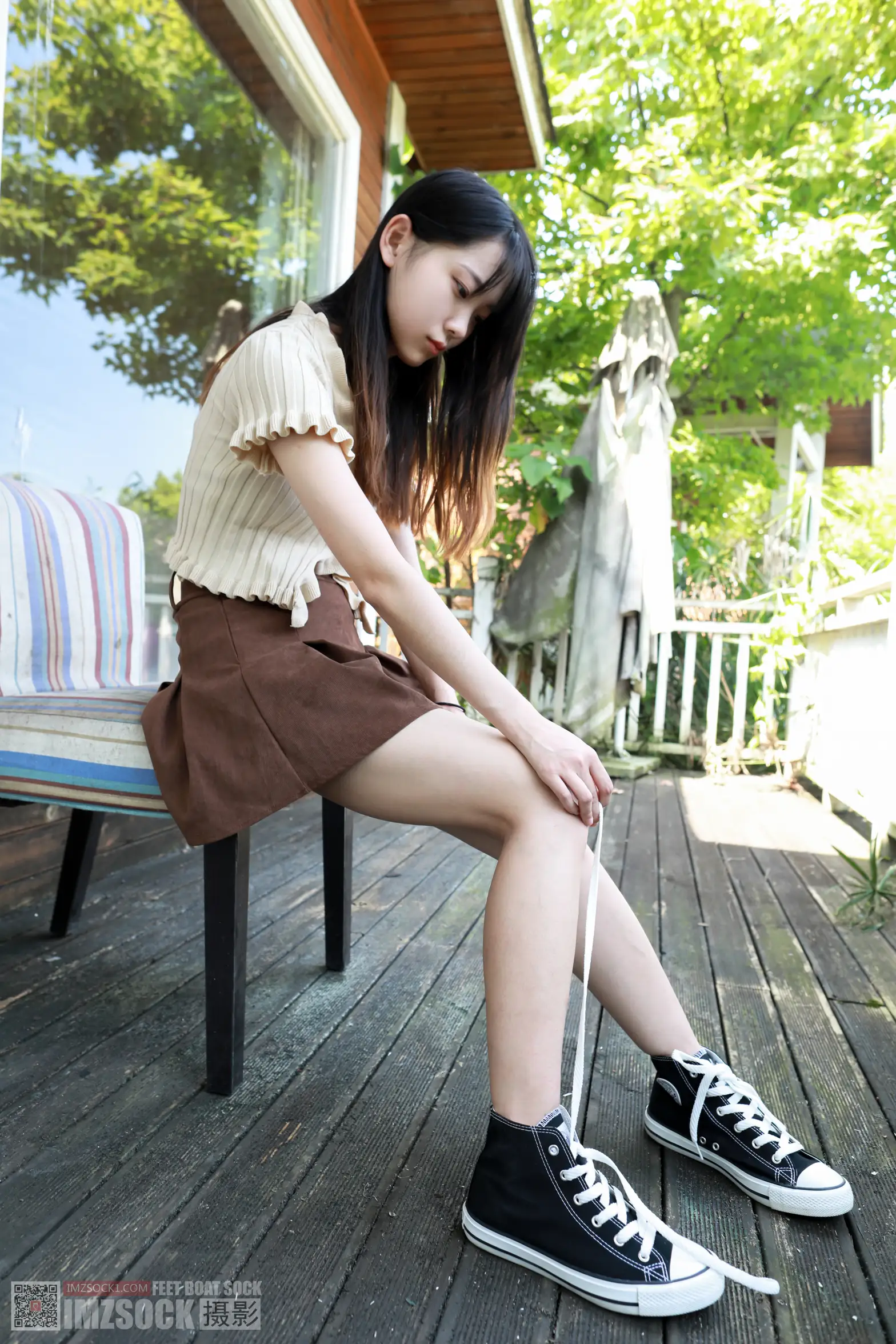 [Mzsock] Love beautiful feet NO.119 cocoa#[74P]-29